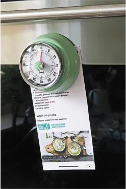 CABANAZ - Mechanische Kookwekker, Metaal Met Magneet, KITCHEN TIMER, Groen -Keukenbarbecue 804x1200 2