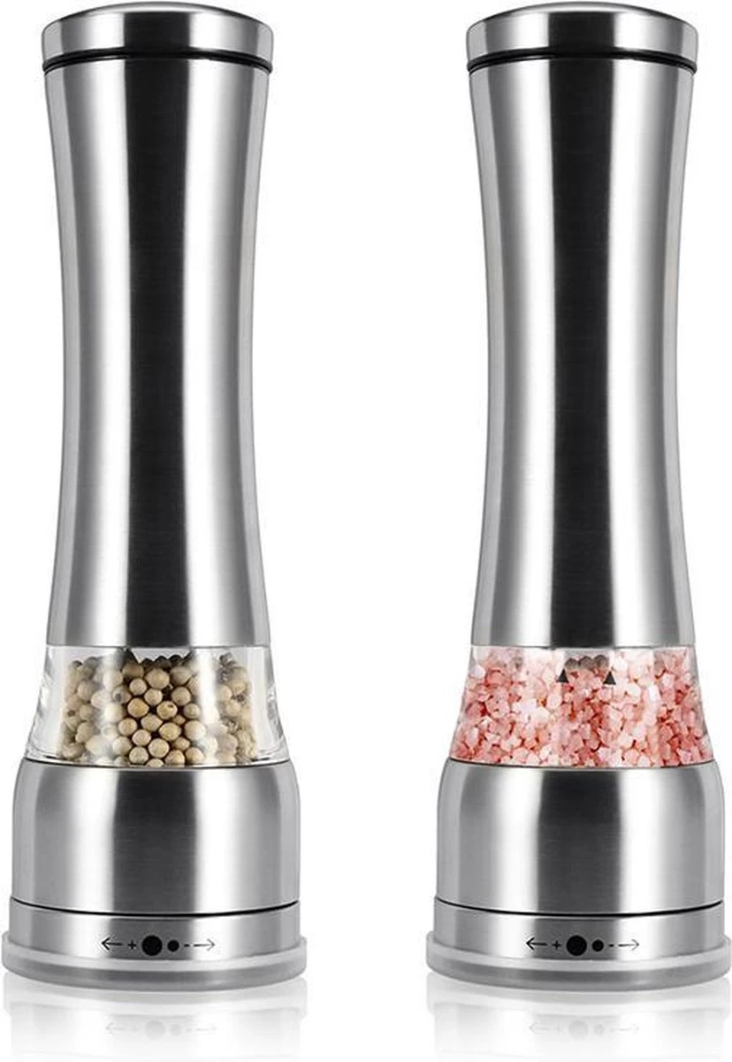 Timmers Trading Luxe Peper En Zoutmolen Set – Handmatig 3 Timmers Trading Luxe Peper En Zoutmolen Set – Handmatig
