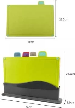 Merkloos Snijplanken Set Met Houder - Kunststof - Vaatwasserbestendig - Set Met 4 Kleuren Snijplanken 8 Merkloos Snijplanken Set Met Houder - Kunststof - Vaatwasserbestendig - Set Met 4 Kleuren Snijplanken -Keukenbarbecue 831x1200 1