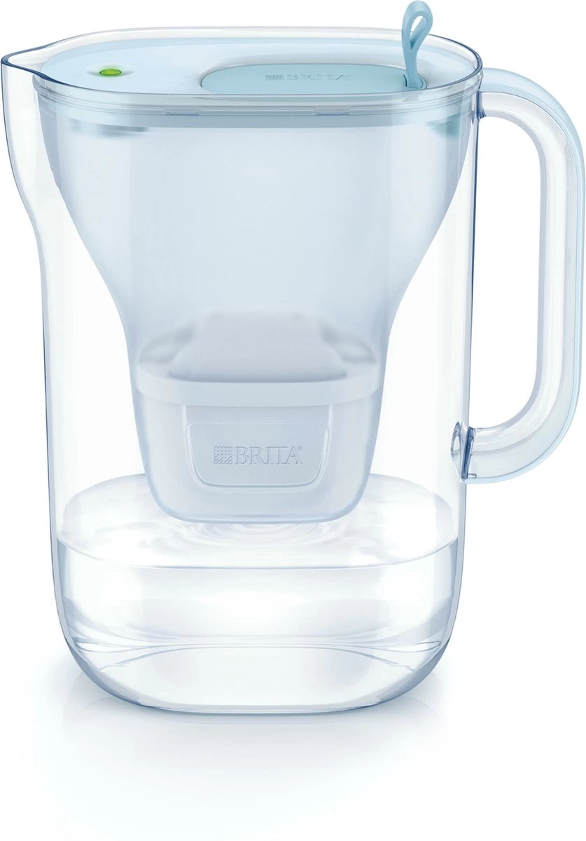 BRITA Waterfilterbundel Style Eco Cool Powder Blue + 3 MAXTRA+ Filterpatronen 6 BRITA Waterfilterbundel Style Eco Cool Powder Blue + 3 MAXTRA+ Filterpatronen - Afbeelding 4