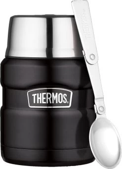 Thermos King Voedseldrager - 47 Cl - Mat Zwart -Keukenbarbecue 867x1200
