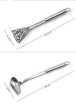Merkloos Keukenset Kookgerei - Keukengerei Set - 12-delig - Able & Borret -Keukenbarbecue 868x1200