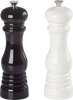 Le Creuset Peper- En Zoutset Zwart Wit 21 Cm