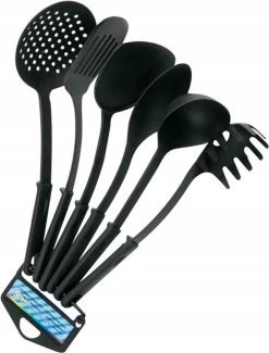 Merkloos Keukengerei Set - 6 Delig - Zwart - Kunststof - 31 Cm - Spatel - Soeplepel - Pollepel - Sauslepel - Schuimspaan - Pastalepel - Krasvrij - Keuken Accessoires - Uitzet Cadeau - Kookgerei 10 Merkloos Keukengerei Set - 6 Delig - Zwart - Kunststof - 31 Cm - Spatel - Soeplepel - Pollepel - Sauslepel - Schuimspaan - Pastalepel - Krasvrij - Keuken Accessoires - Uitzet Cadeau - Kookgerei -Keukenbarbecue 911x1200