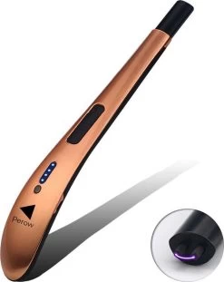Oplaadbare Lange Elektrische Aansteker - Rose Goud - Duurzame Plasma Aansteker - Inclusief Cadeauverpakking - BBQ - Kaarsen -Keukenbarbecue 953x1200