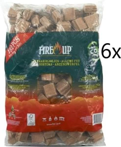 Fire-Up Aanmaakblokjes Voordeelbox Met 1152 Stuks - 6x 192st 8 Fire-Up Aanmaakblokjes Voordeelbox Met 1152 Stuks - 6x 192st -Keukenbarbecue 989x1200 2