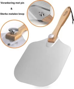 Pizzaschep – Inclusief Pizzasnijder – Opvouwbaar – Pizzaspatel – Pizza Schep – Taartschep – 30cm - Qwality 9 Pizzaschep – Inclusief Pizzasnijder – Opvouwbaar – Pizzaspatel – Pizza Schep – Taartschep – 30cm - Qwality -Keukenbarbecue 993x1200 2